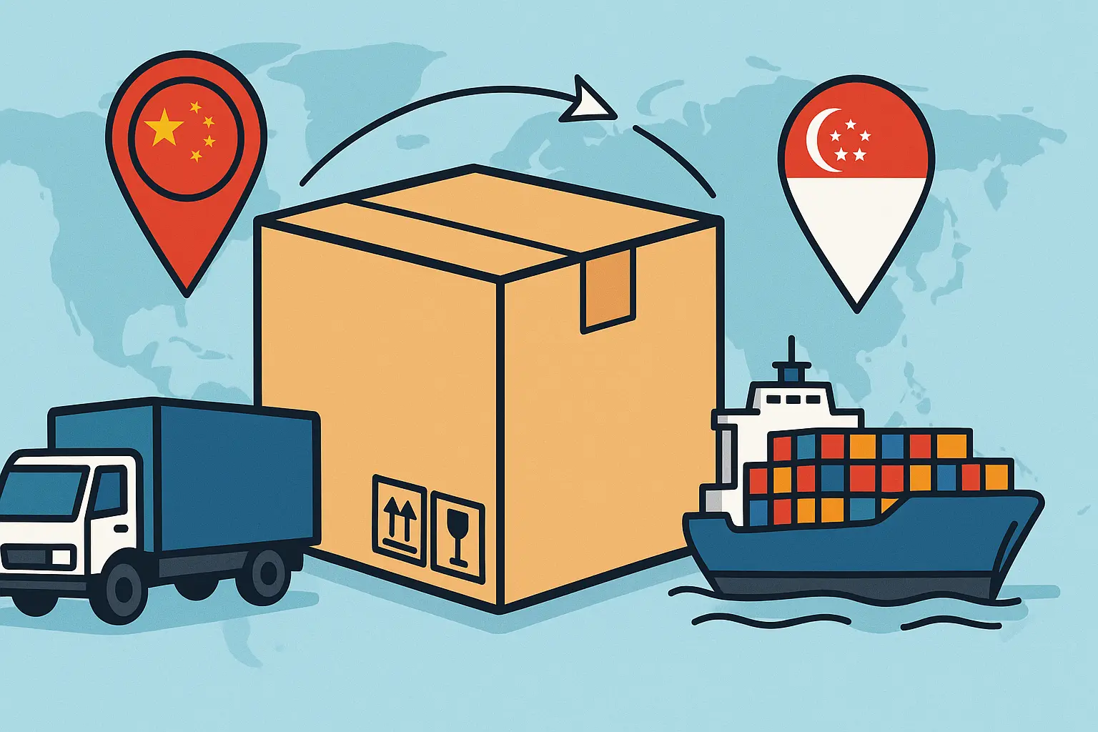How to Ship from China to Singapore: 2025 Guide